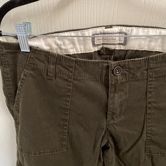 Abercrombie & Fitch Pants - Y2K Abercrombie And Fitch Courdorouy Cargo Tactical Pant Zipper Ankle Distress 8